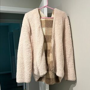 Reversible Sherpa teddy coat